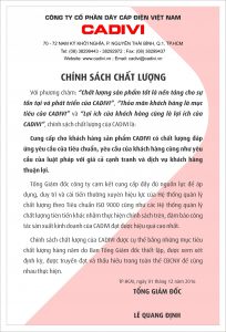 ĐẠI LÝ CẤP 1 DÂY CÁP ĐIỆN CADIVI TẠI ĐIỆN BIÊN